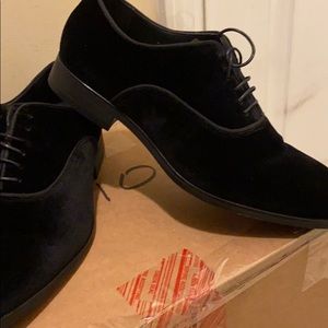 ZARA Black Velvet Shoes | SZ 10